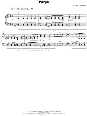 Collection: Robert Starer's "SKETCHES IN COLOR" - Volume 1