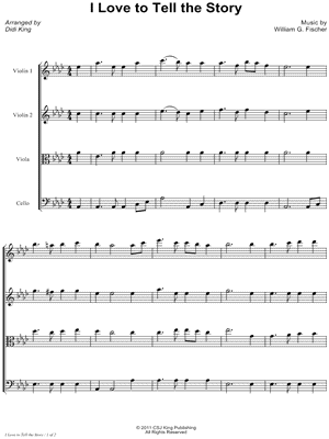 Collection: I Love To Tell the Story - String Quartet