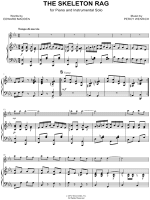 Collection: The Skeleton Rag - Bass Clef Instrument & Piano
