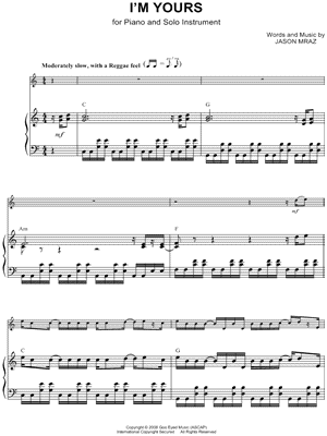 Collection: I'm Yours - Bb Instrument & Piano