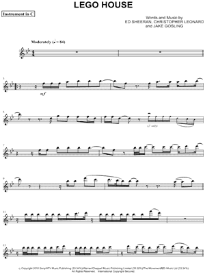 Collection: Lego House - C Instrument & Piano