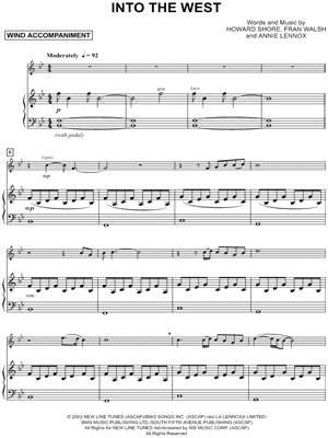 Collection: Into the West - Tenor Saxophone & Piano