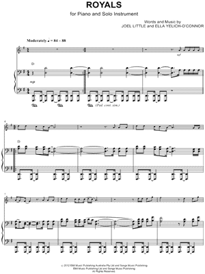Collection: Royals - Bass Clef Instrument & Piano