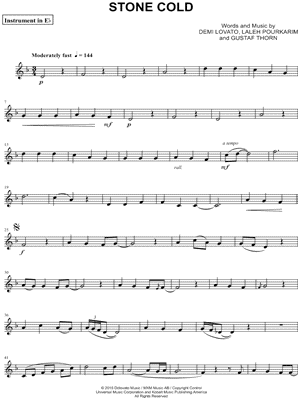 Collection: Stone Cold - Eb Instrument & Piano