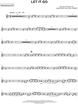 Collection: Let It Go - Bb Instrument & Piano