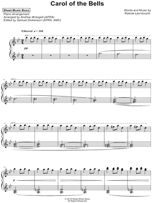 Collection: Piano Carols Volume 1