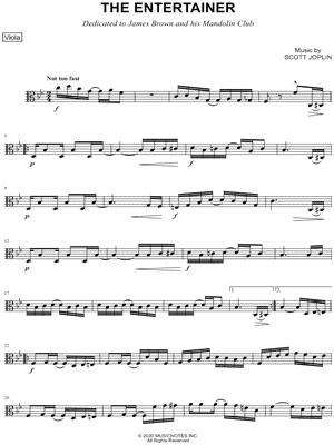 Collection: The Entertainer - Viola & Piano