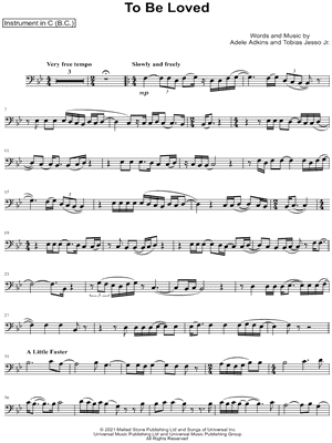Collection: To Be Loved - Bass Clef Instrument & Piano