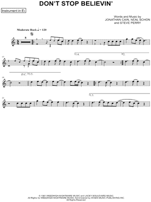 Collection: Don't Stop Believin' - Eb Instrument & Piano