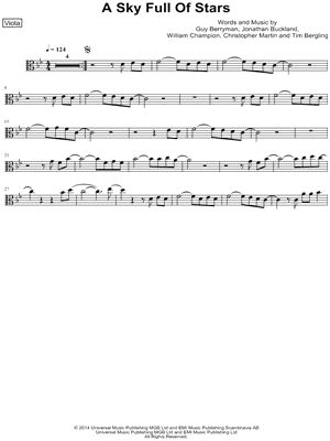 Collection: A Sky Full of Stars - Viola & Piano