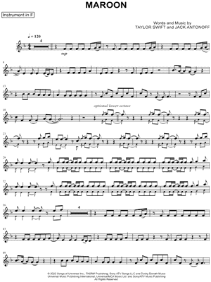 Collection: Maroon - F Instrument & Piano