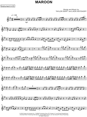 Collection: Maroon - Eb Instrument & Piano