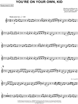 Collection: You're on Your Own, Kid - Bb Instrument & Piano