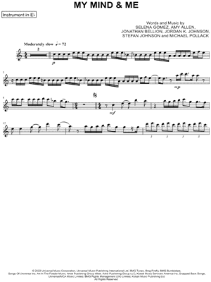 Collection: My Mind & Me - Eb Instrument & Piano