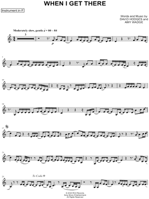 Collection: When I Get There - F Instrument & Piano