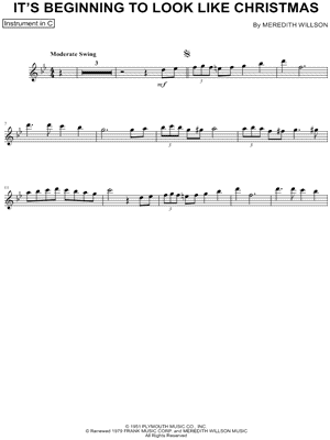 Collection: It's Beginning to Look a Lot Like Christmas - C Instrument & Piano