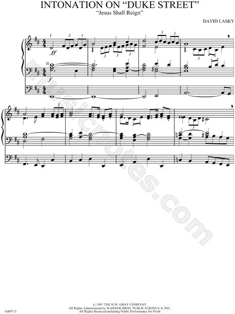 Collection: Intonation on "Duke Street"