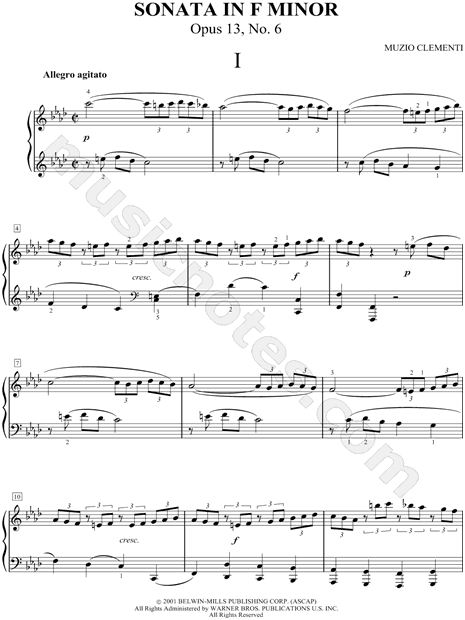 Collection: Sonata in F Minor