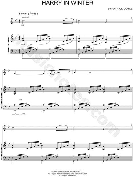 Collection: Harry In Winter - Tenor Saxophone & Piano