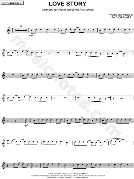 Collection: Love Story - Eb Instrument and Piano