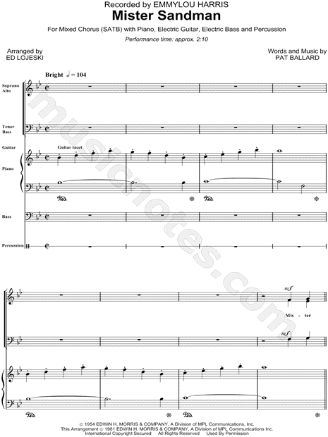 Collection: Mister Sandman