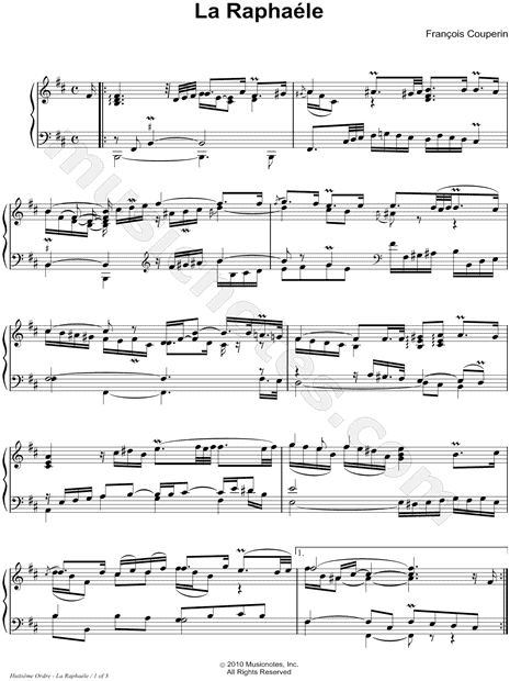 Collection: Huitième Ordre in B Minor