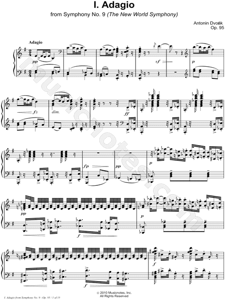 Collection: Symphony No. 9 in E Minor "From the New World", Op. 95
