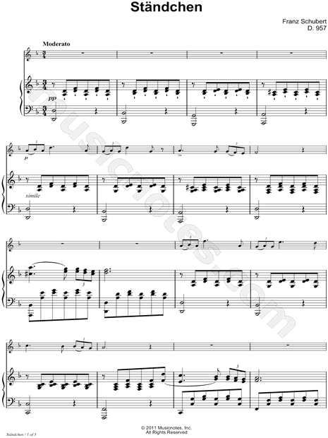 Collection: Ständchen - F Instrument & Piano