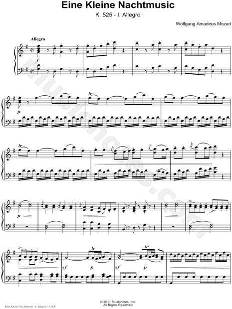Collection: Eine Kleine Nachtmusik, K. 525