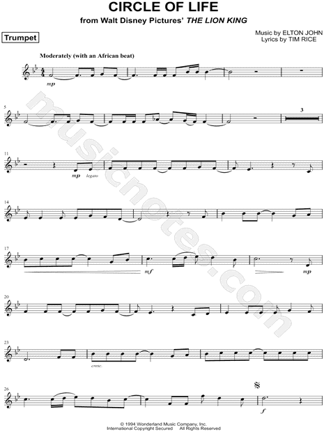 Collection: Circle of Life - Trumpet & Piano