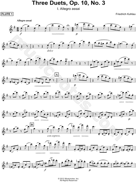 Collection: Three Duets, Op. 10, No. 3: I. Allegro Assai