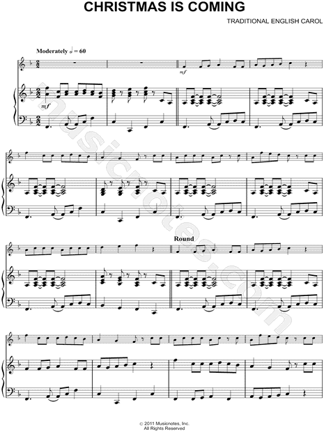Collection: Christmas Is Coming - C Instrument & Piano