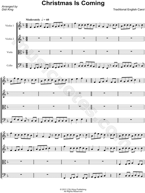 Collection: Christmas Is Coming - String Quartet