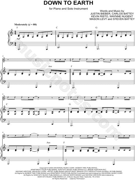Collection: Down To Earth - F Instrument & Piano