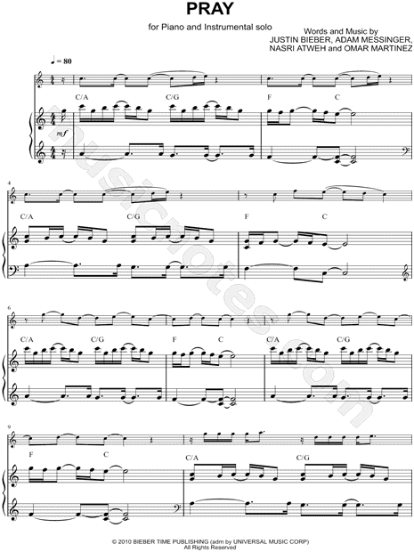 Collection: Pray - Eb Instrument & Piano