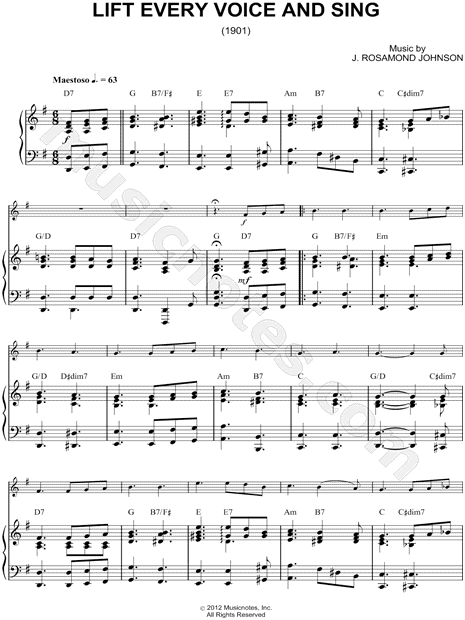 Collection: Lift Every Voice and Sing - Bass Clef Instrument & Piano