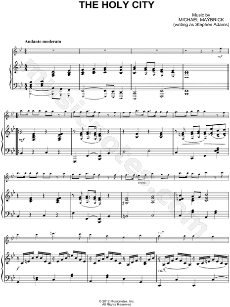 Collection: The Holy City - Bb Instrument & Piano Accompaniment