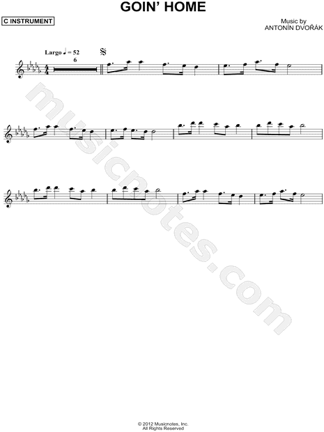 Collection: Goin' Home - C Instrument & Piano