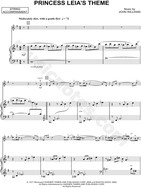 Collection: Princess Leia's Theme - Viola & Piano