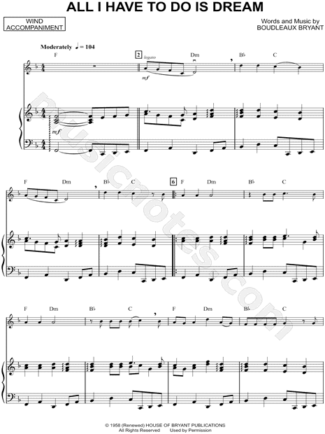 Collection: All I Have To Do Is Dream - Tenor Sax & Piano