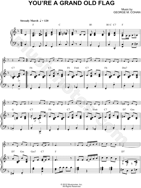 Collection: You're a Grand Old Flag - Eb Instrument & Piano Accompaniment