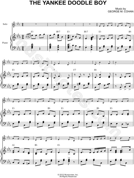 Collection: The Yankee Doodle Boy - Eb Instrument & Piano