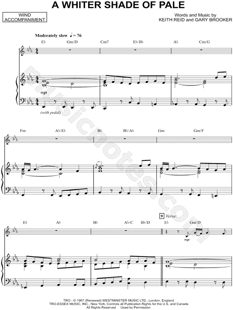 Collection: A Whiter Shade of Pale - Tenor Sax & Piano