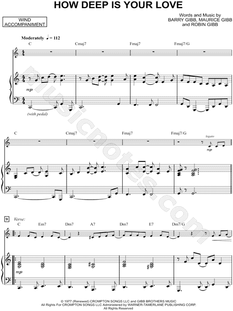 Collection: How Deep Is Your Love - Trombone & Piano