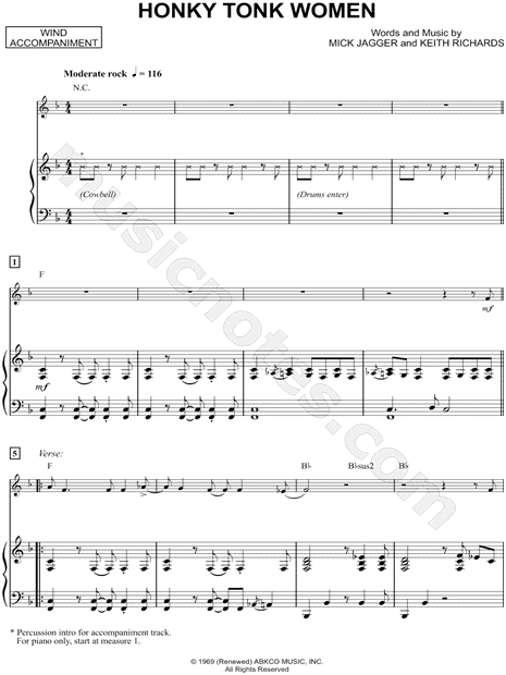 Collection: Honky Tonk Women - Tenor Sax & Piano