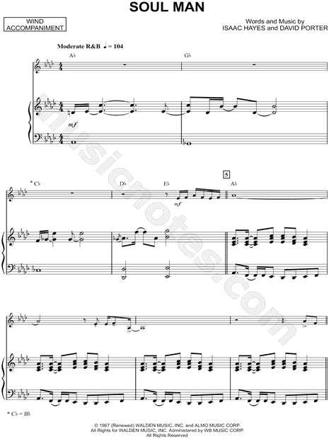 Collection: Soul Man - Alto Saxophone & Piano Accompaniment