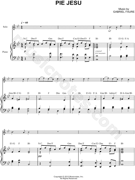 Collection: Pie Jesu - Bb Instrument & Piano