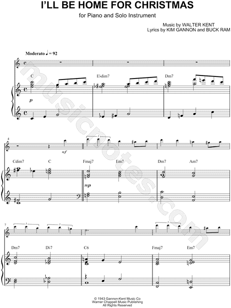 Collection: I'll Be Home for Christmas - Viola & Piano
