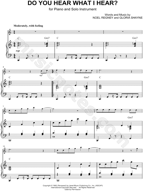Collection: Do You Hear What I Hear? - C Instrument