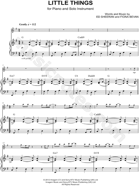 Collection: Little Things - Bb Instrument & Piano